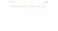 Desktop Screenshot of gatheringscatering.com