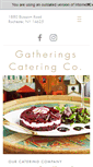 Mobile Screenshot of gatheringscatering.com